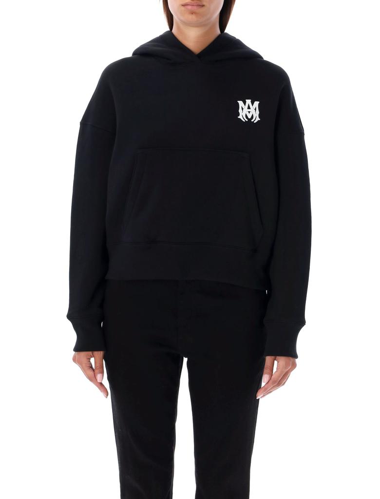 纏うだけで格上げ。都会に映える。【AMIRI】MA コアロゴパーカー AMIRI MA Core logo-print Hoodie | Black | FARFETCH