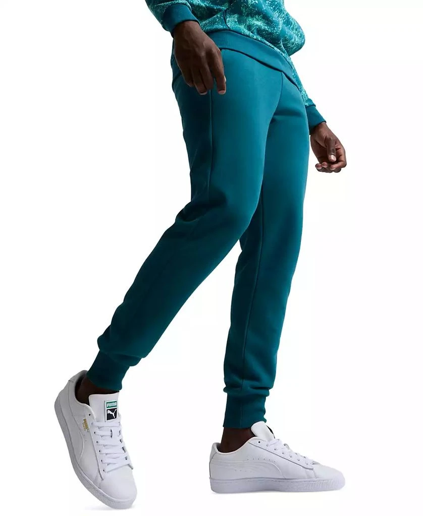 Puma Men's Embroidered Logo Fleece Jogger Sweatpants 1