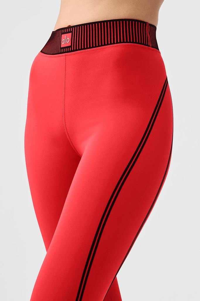 Alo Airlift High-Waist 7/8 Line Up Legging - Red Hot Summer 4