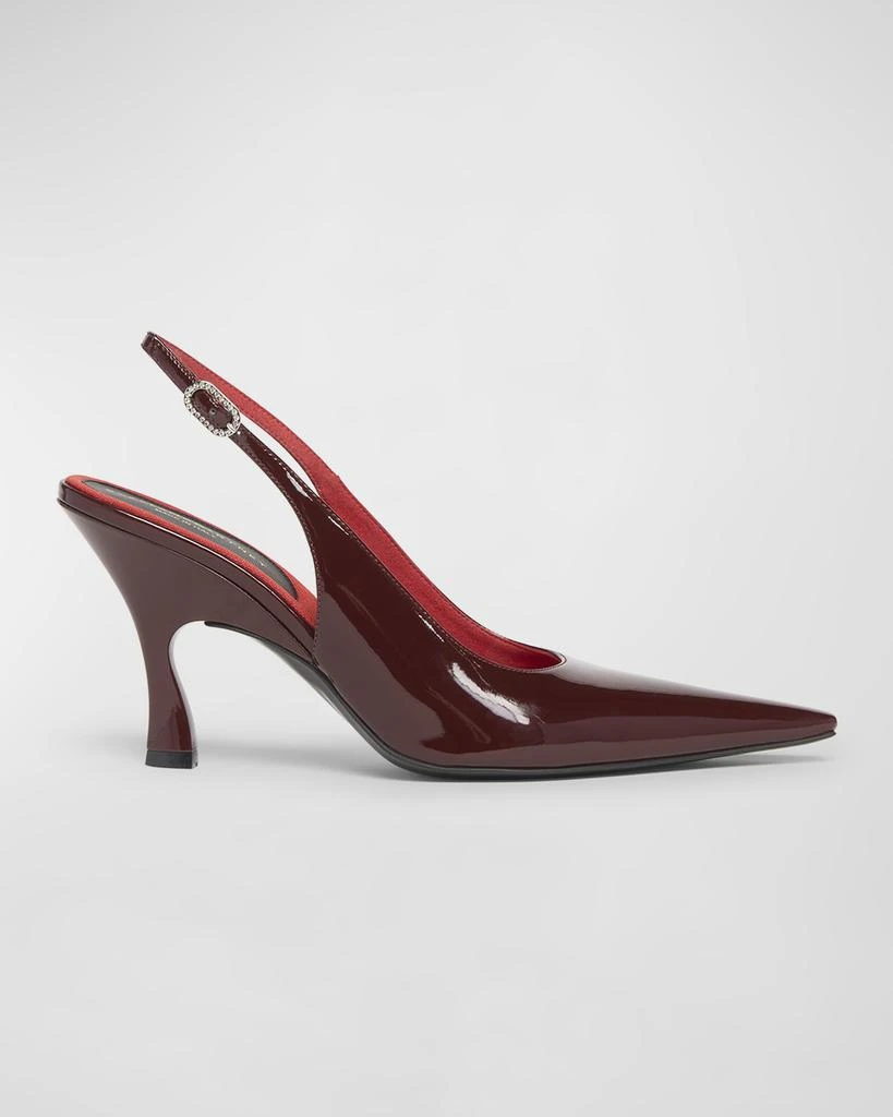 Stella McCartney Elsa Vegan Patent Slingback Pumps 1