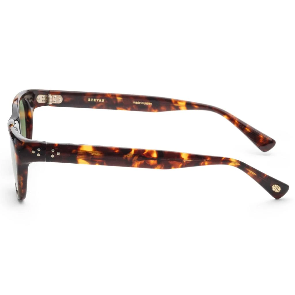 Eyevan Unisex 53 mm Brown Sunglasses MALECON-SUN-E-TORT-53 4