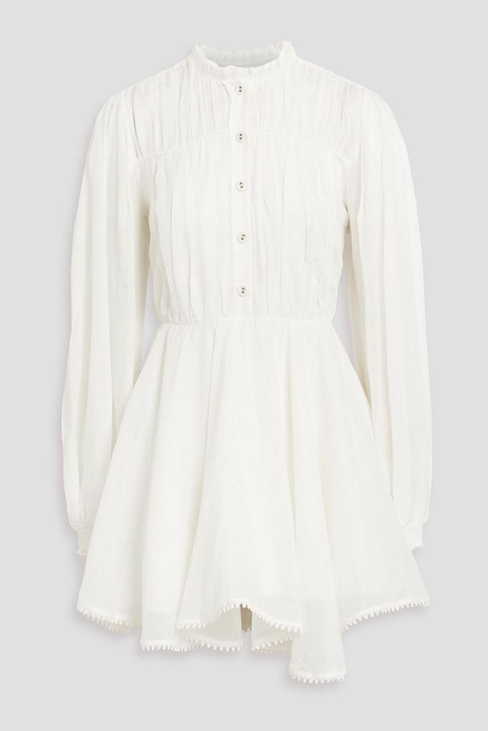 Charo Ruiz Ibiza Gracy ramie-blend voile mini dress
