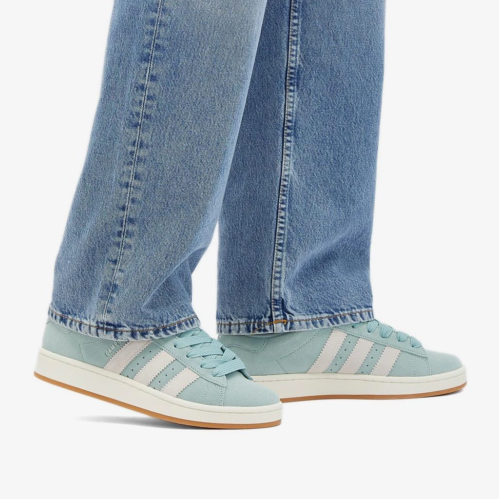 adidas gazelle silver green womens Adidas Campus ADV Wonder Sage - Chalk White