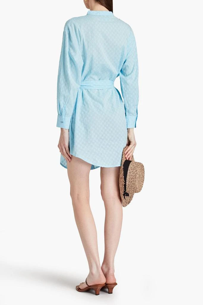 MELISSA ODABASH Brandi belted cotton-jacquard mini dress 3