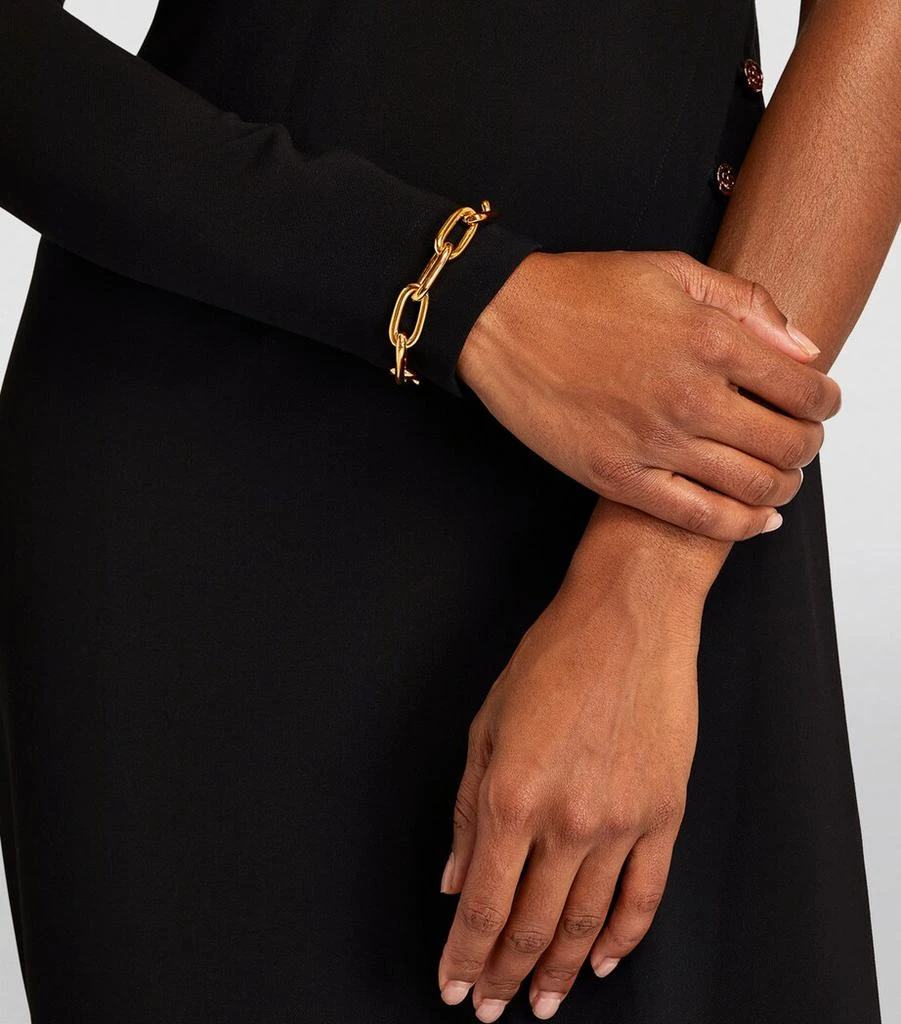 TILLY SVEAAS Medium Gold-Plated Oval-Linked Bracelet 5
