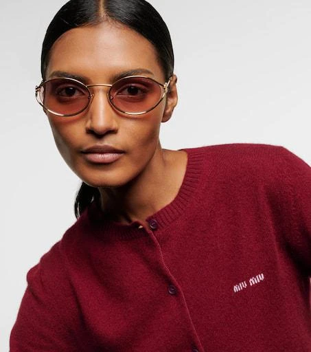 Miu Miu MU 52YS oval sunglasses 6