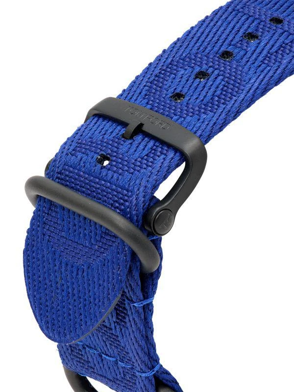 Tom Ford Ocean Plastic Sport 43MM Ocean Plastic & Jacquard Strap Automatic Watch 4