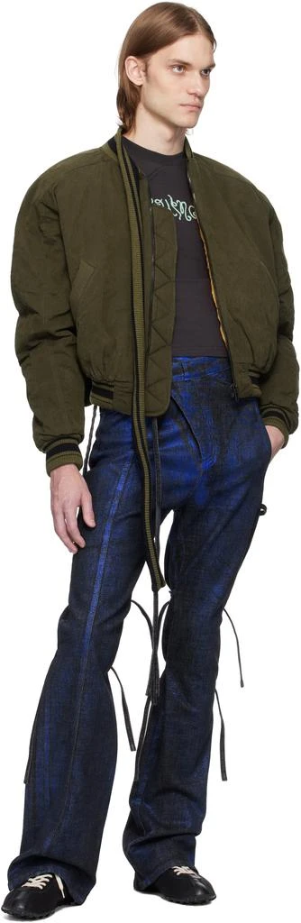 Ottolinger Khaki Strap Bomber Jacket 4