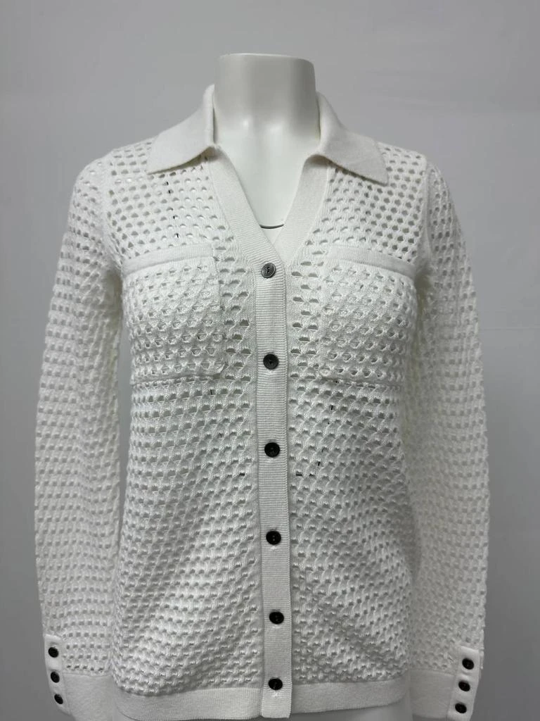Minnie Rose Minnie Rose - Plaited Mesh Button Down Shirt 4