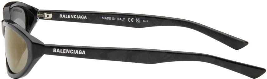 Balenciaga Black Neo Round Sunglasses 3