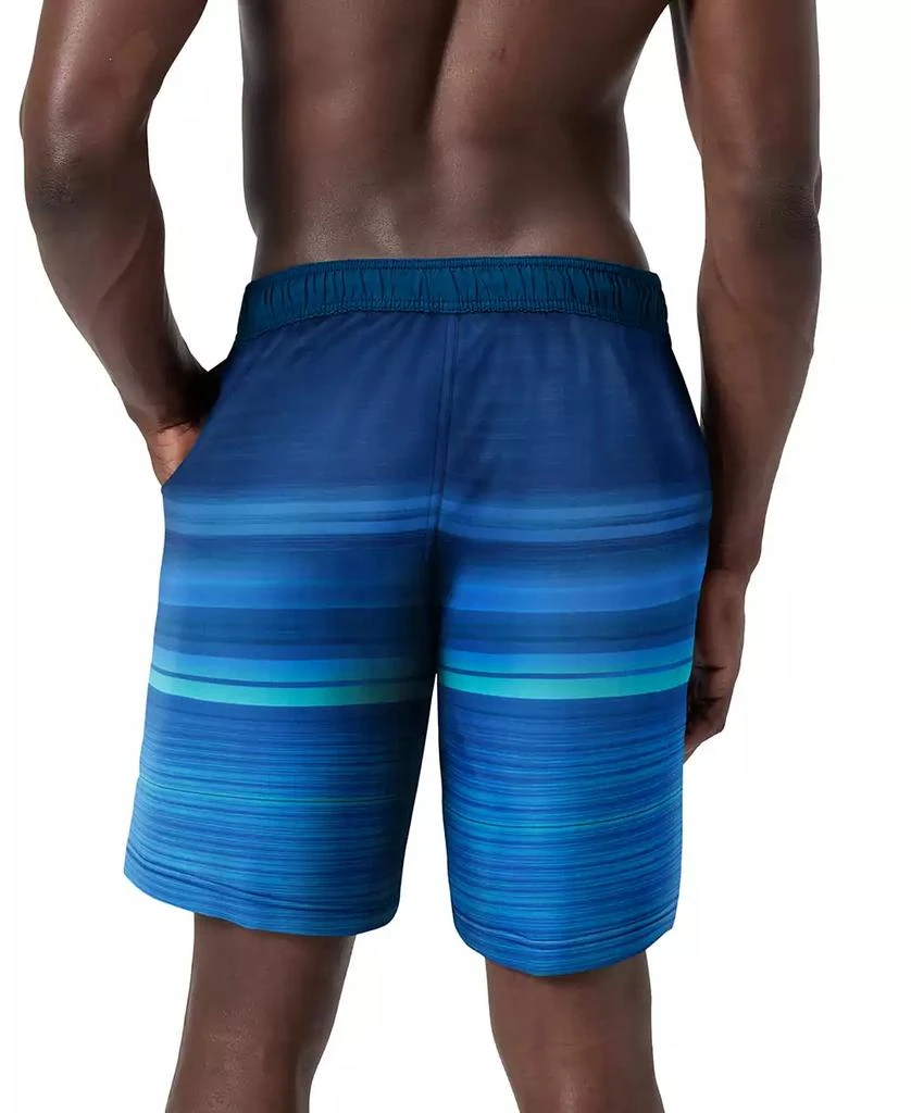 Speedo Men's Onshore Bondi Basin Ombre Stripe Drawstring 9" Boardshorts 4