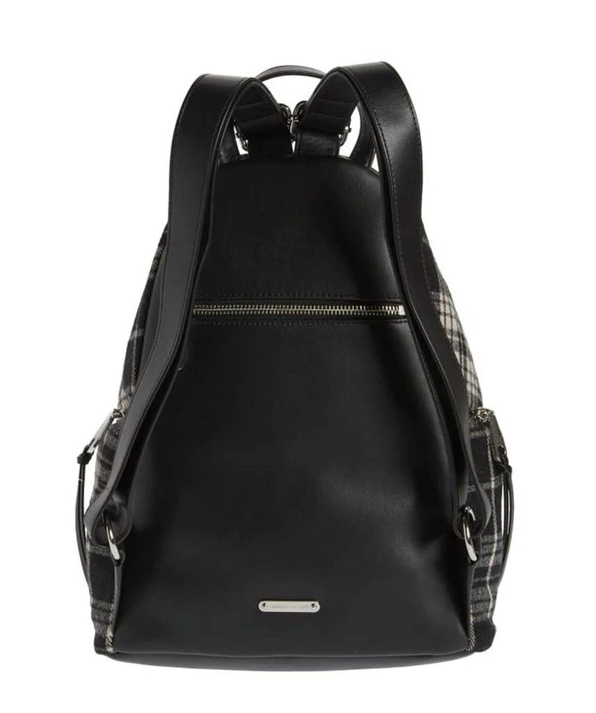 Rebecca Minkoff Julian Backpack In White/black 4