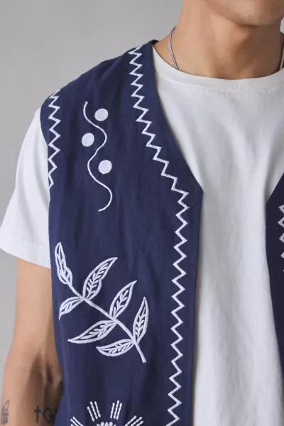 Native Youth Native Youth Mayard Linen-Blend Vest