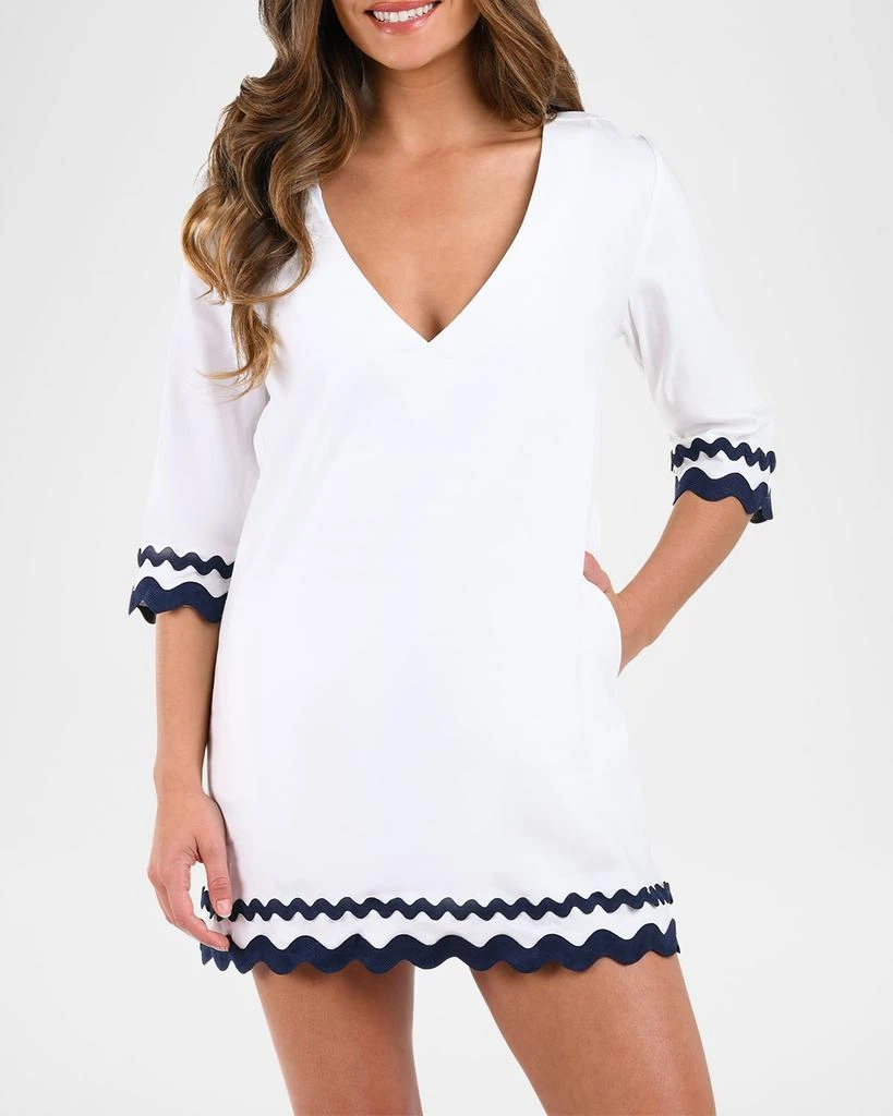 La Blanca Poolside V-Neck Tunic Coverup 4