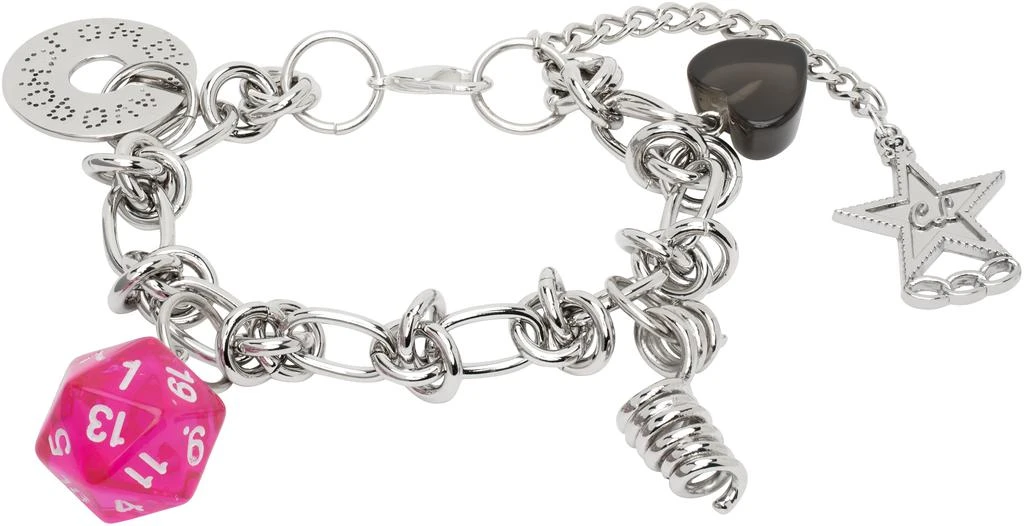 CHOPOVA LOWENA Silver Multi Charm Bracelet 1