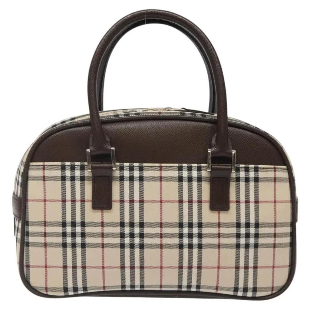 Burberry Nova Check Bowling Bag Canvas Canvas Bag (Pre-Owned) 2