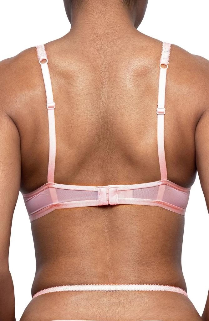 Love, Vera Floral Embrodiered Underwire Demi Bra 2