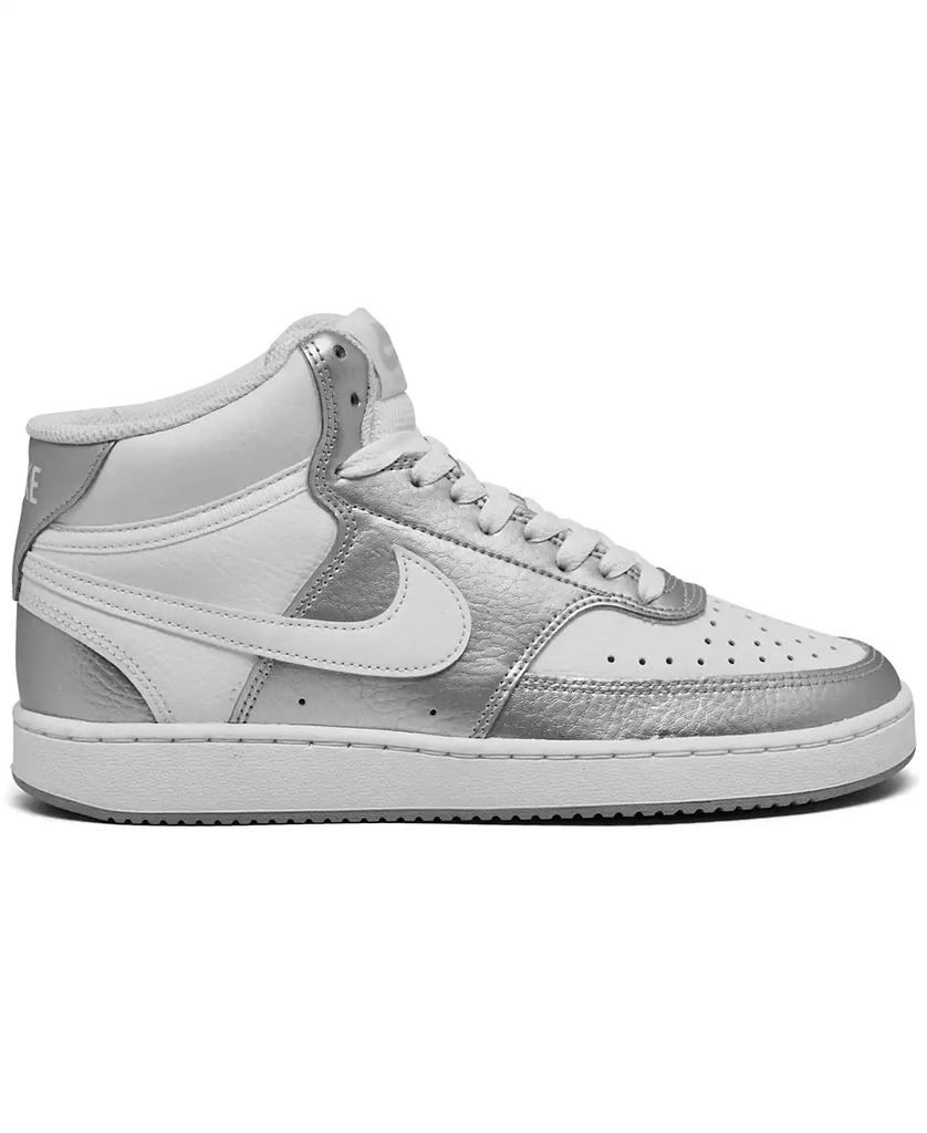 NIKE Women's Court Vision Mid Casual Sneakers from Finish Line
