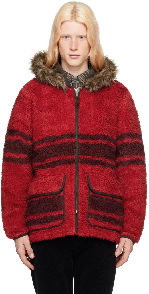 RRL Red Striped Coat