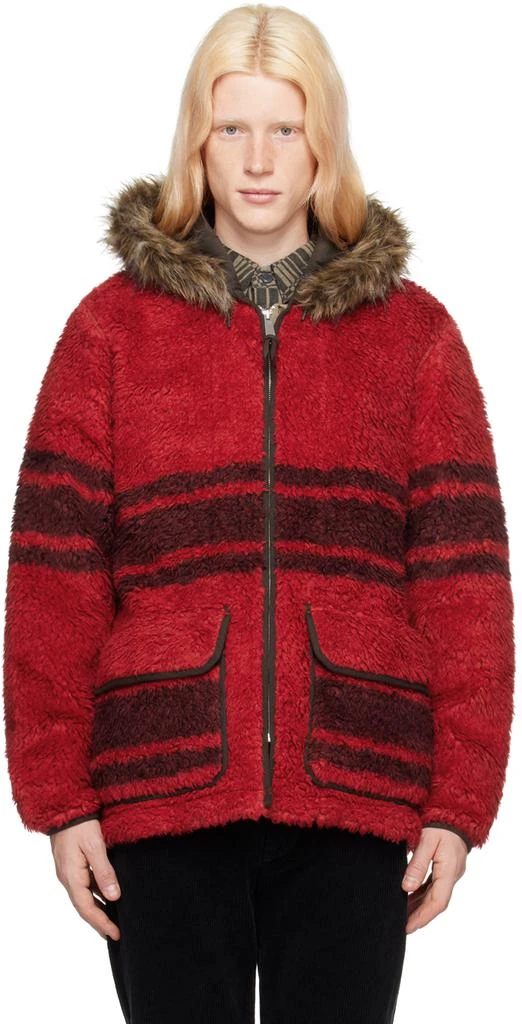 RRL Red Striped Coat 1