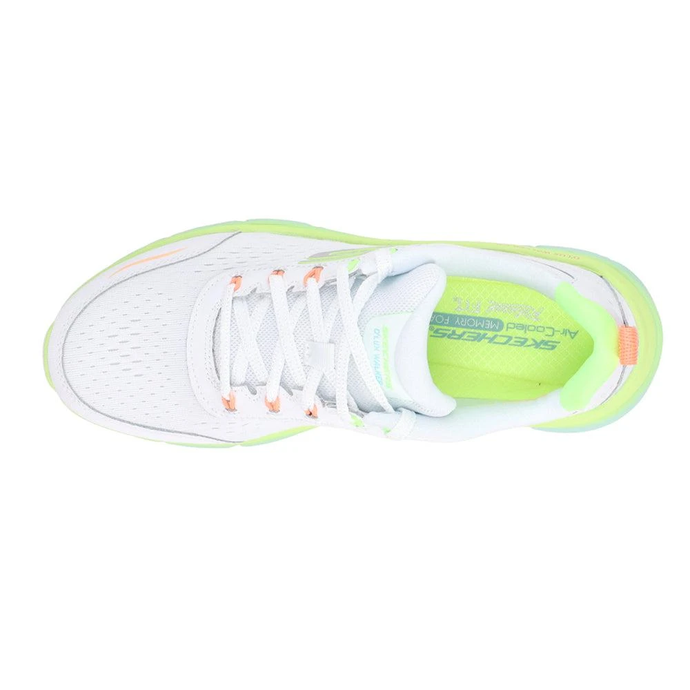 SKECHERS D'Lux Walker 2.0 Neon Sites Lace Up Sneakers 4