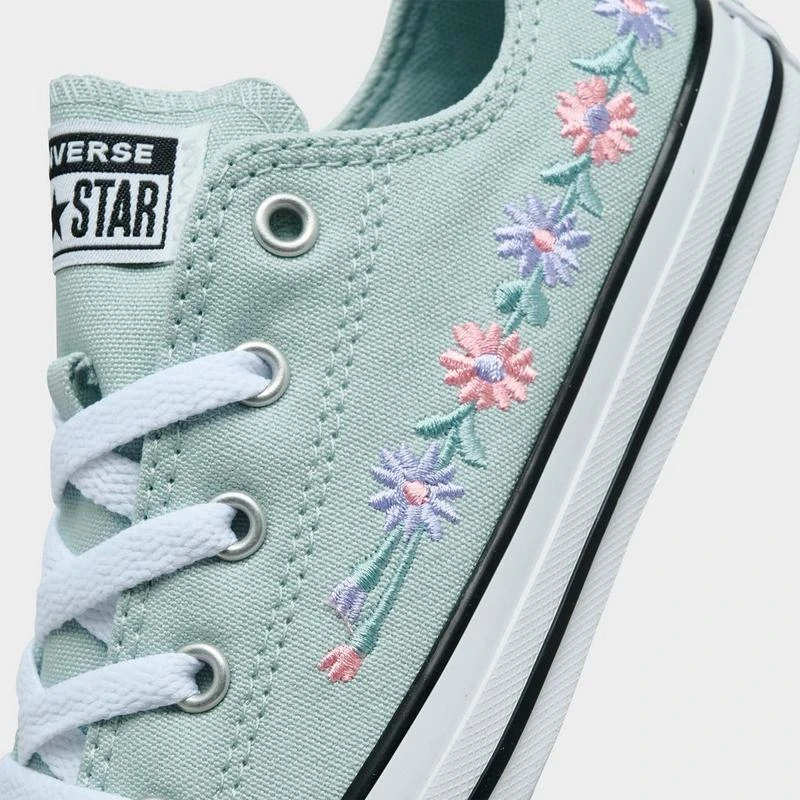 Converse Girls' Little Kids' Chuck Taylor All Star Low Florals Casual Shoes 3