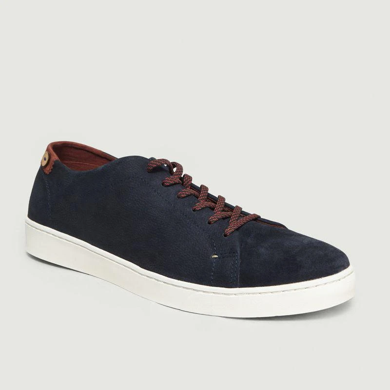 Faguo Aspen Low Trainers Navy Blue FAGUO 1