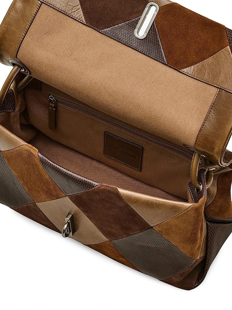 Marc Jacobs The Suede Patchwork Large Dual Shoulder Bag 6