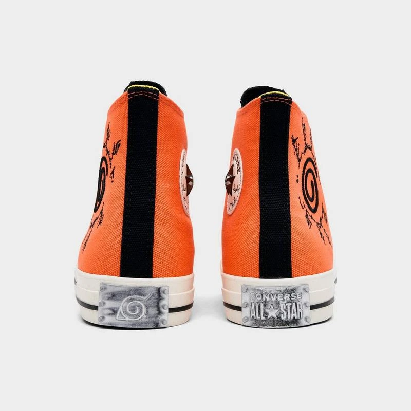 Converse Men's Converse x Naruto Shippuden Naruto Chuck Taylor All Star High Casual Shoes 4