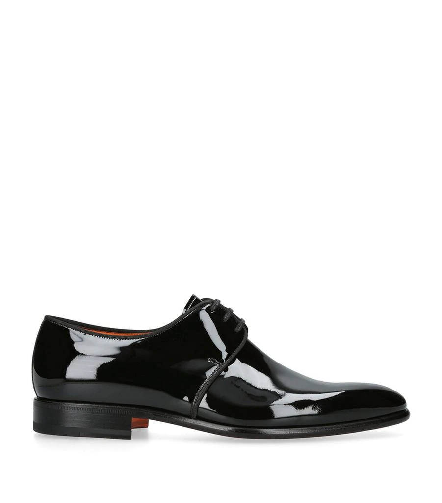 Santoni Patent Leather Moor Oxford Shoes 1