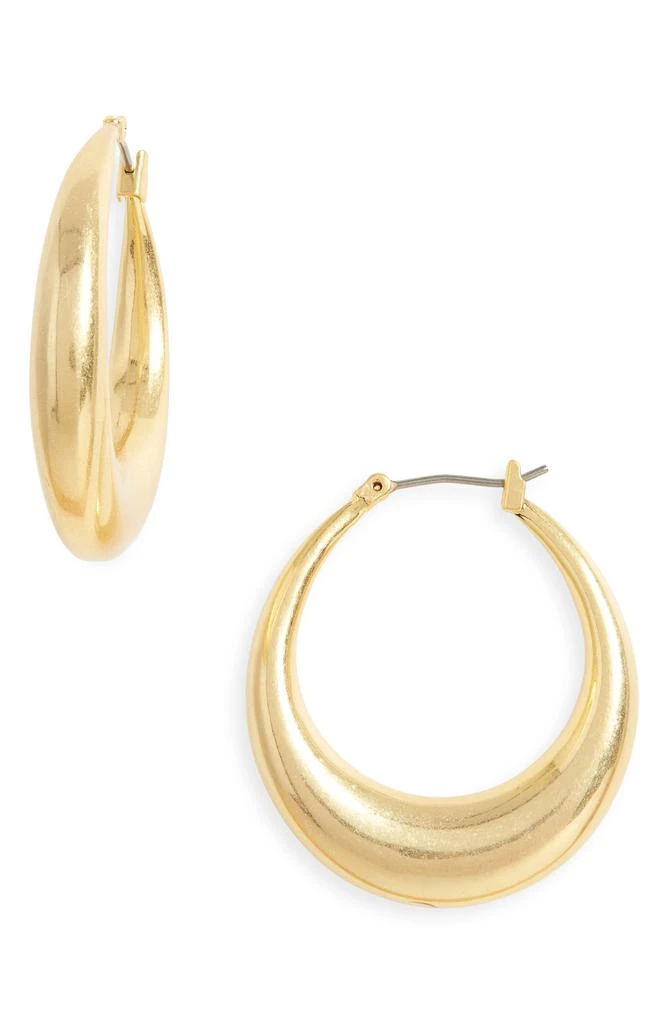 Madewell Large Crescent Hoop Earrings 1