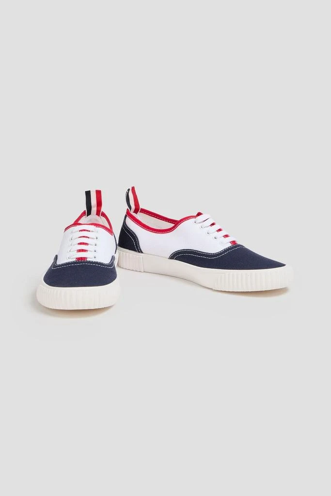 Thom Browne Color-block canvas sneakers 2