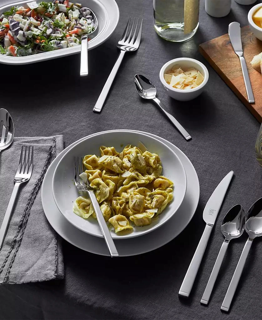 ZWILLING Squared 18/10 Stainless Steel 45 Pc. Flatware Set, Service for 8 5