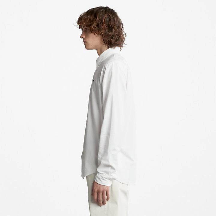 Timberland Pleasant River Long-sleeved Oxford Shirt for Men in White 4