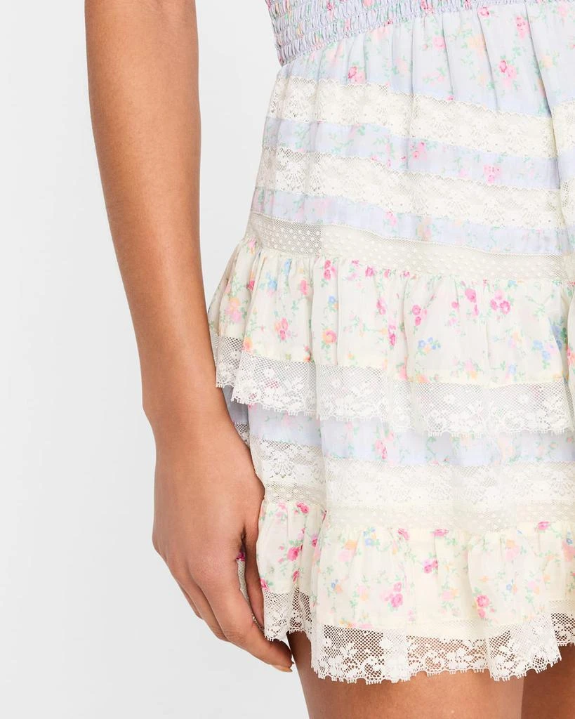 LOVESHACKFANCY Prim Halter Mini Dress 5