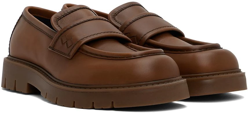 Bottega Veneta Brown Haddock Loafers 4
