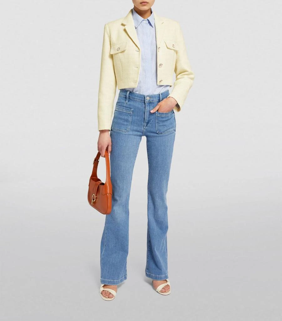 Sandro Tweed Cropped Jacket 2