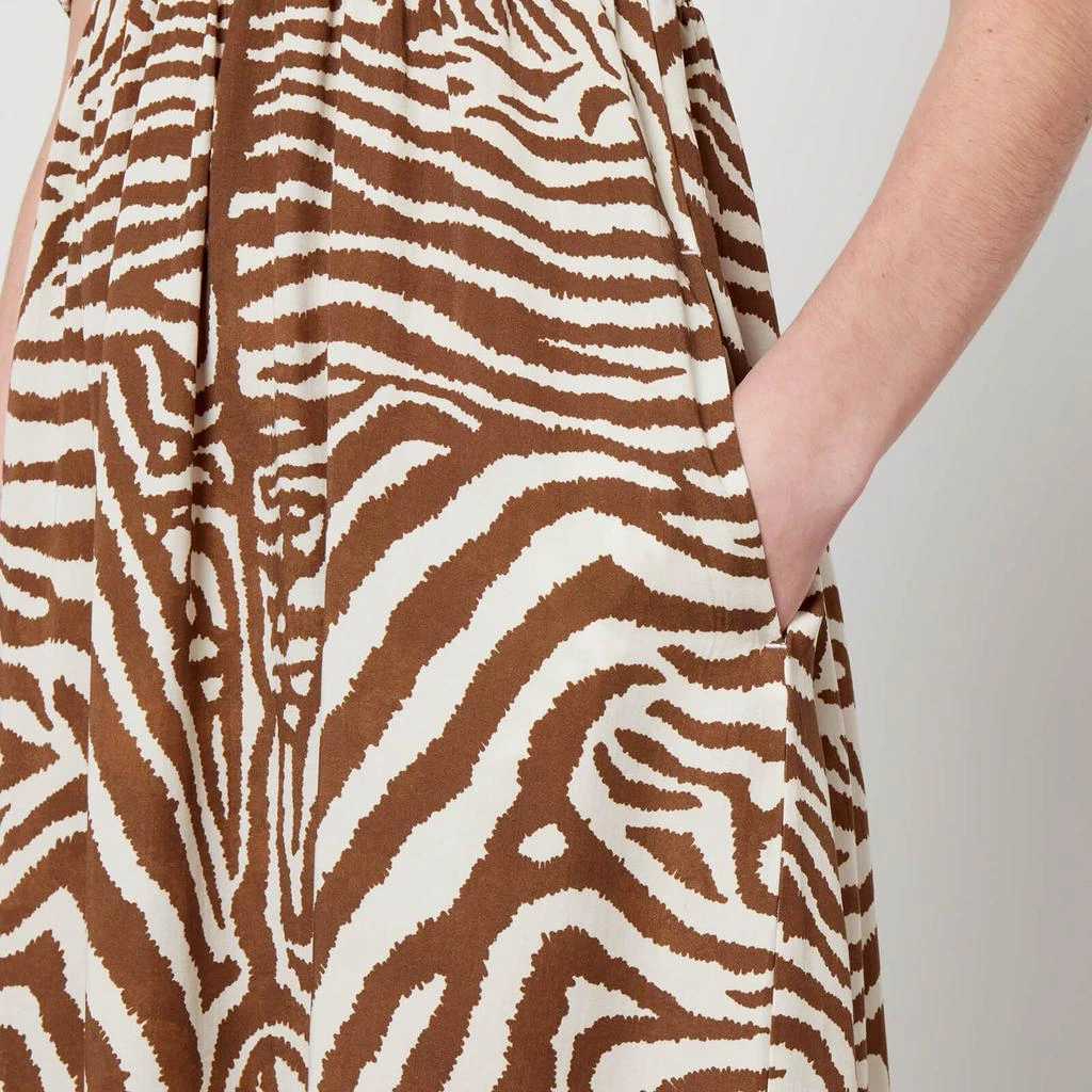 Barbour Barbour X House of Hackney Martello Zebra-Print Lyocell Dress 4