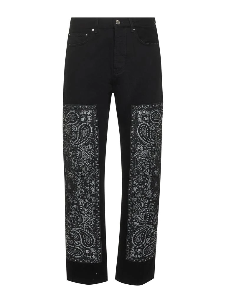 AMIRI Amiri Bandana Patch Jeans 1
