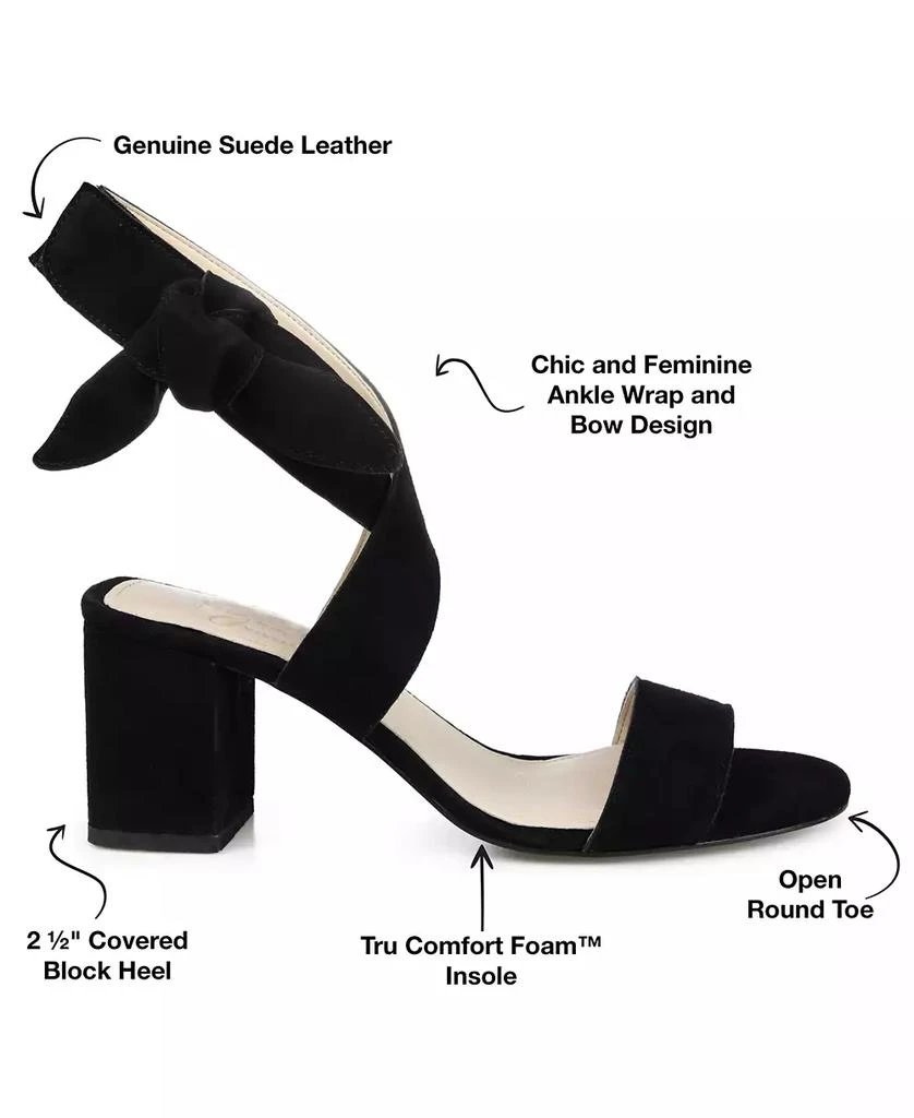 Journee Signature Women's Hether Block Heel Sandals 7
