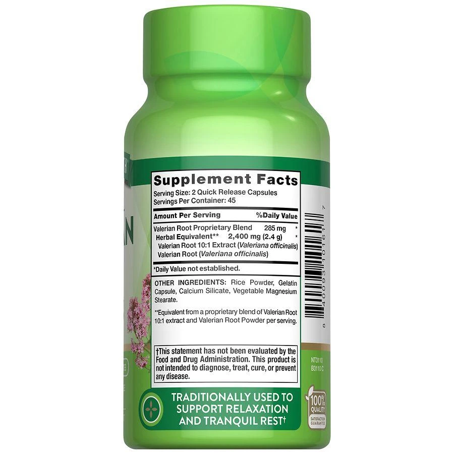 Nature
s Truth Valerian Root, 2,400 mg 4