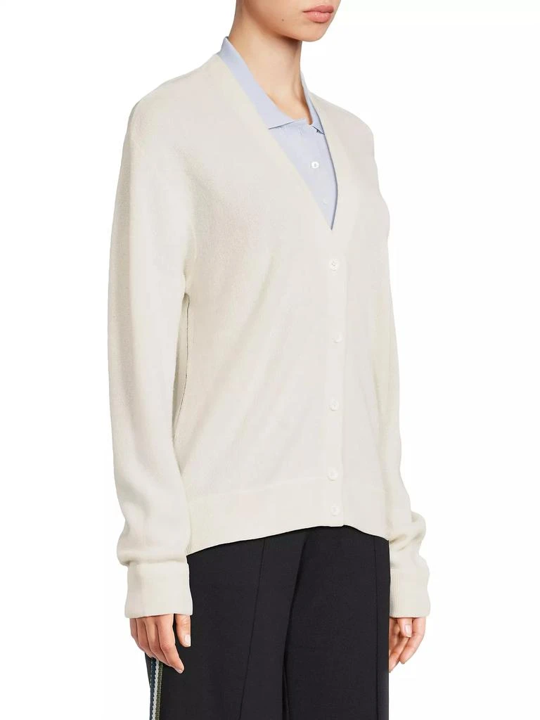 Lacoste V-Neck Wool Logo Cardigan 4