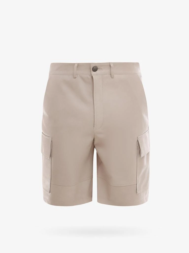 D-FOUR Leather bermuda shorts 1