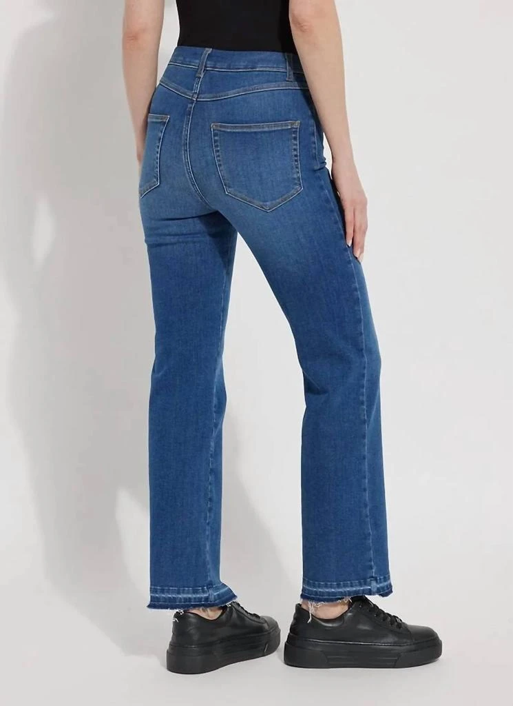 Lyssé Toothpick Relaxed Straight Leg Pull On Jeans In Denim 2