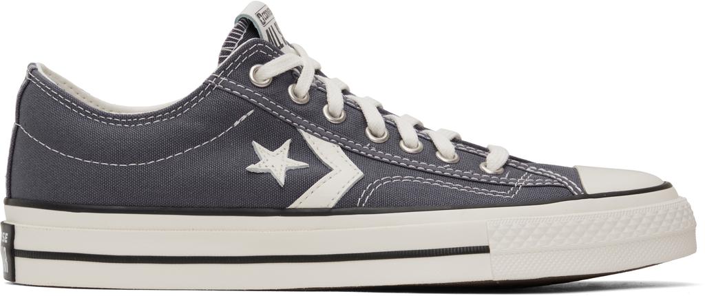 Converse Purple Star Player 76 Premium Canvas Sneakers