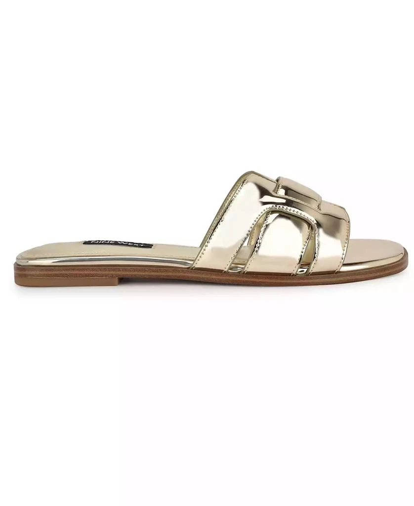 Nine West Women's Germani Woven Flat Slip-On Sandals 2