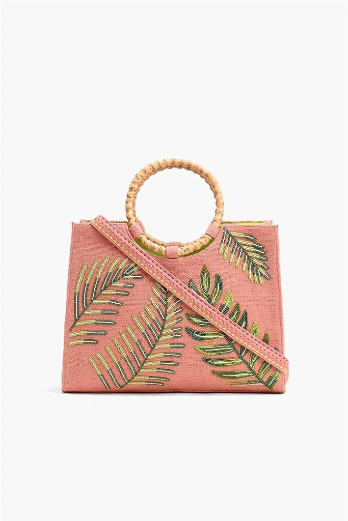 AMERICA & BEYOND Women's Tiffany Mini Tote Bag In Pink/gold 1