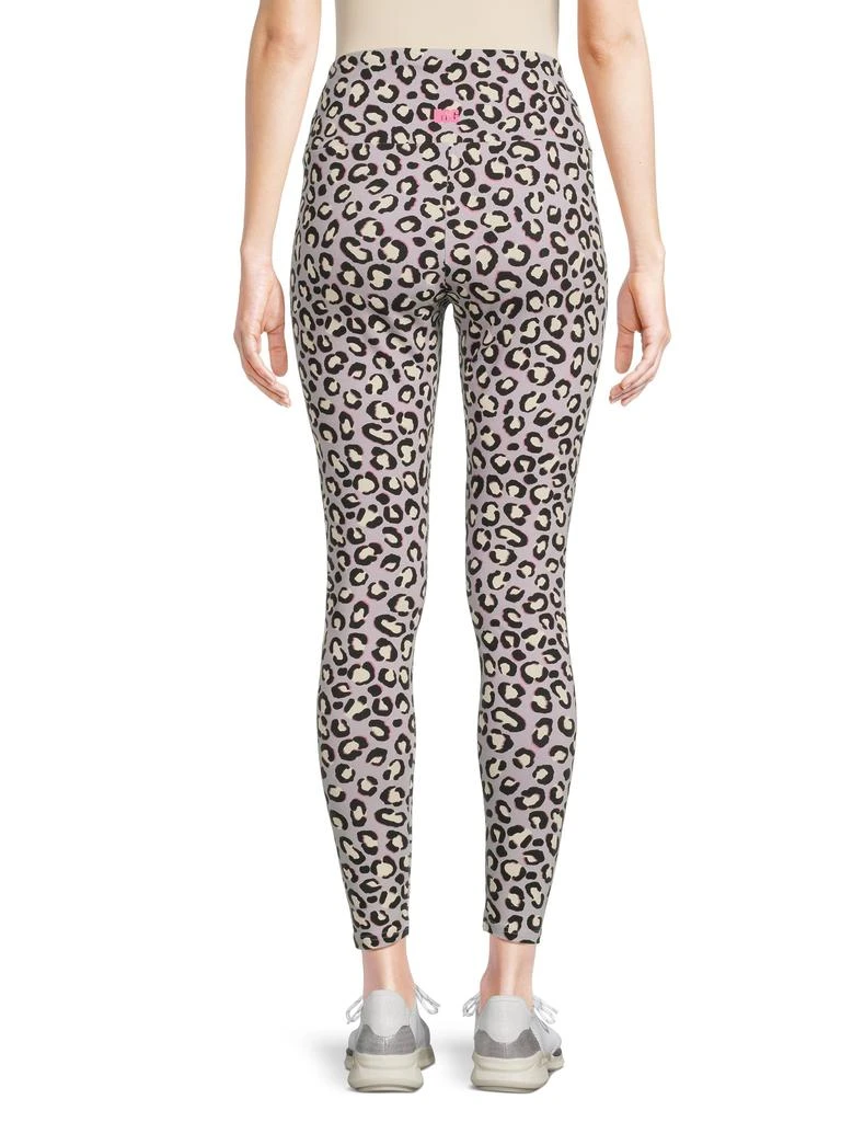 UGG Saylor Leopard Stretch-Cotton Leggings 2