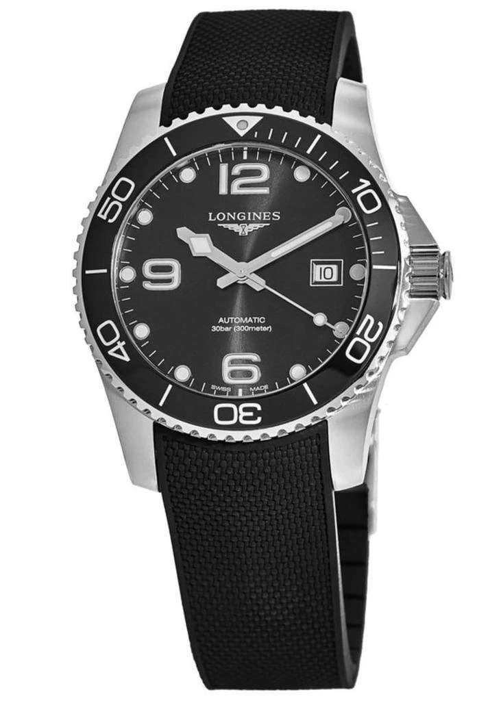 Longines HydroConquest Automatic Black Ceramic 41mm Men's Watch L3.781.4.56.9 1