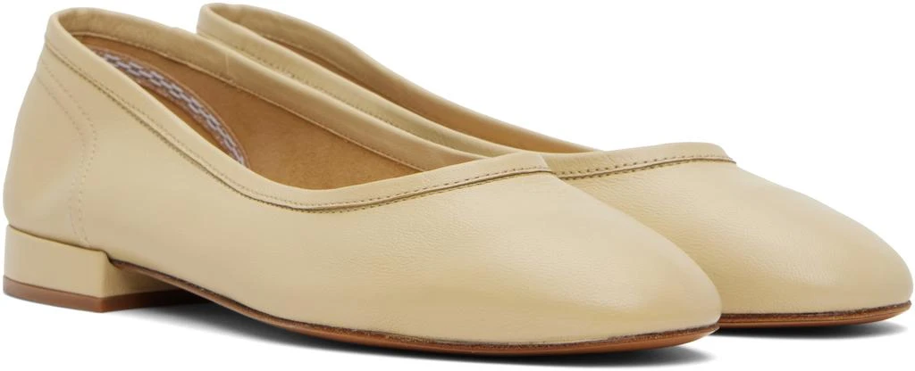 Maryam Nassir Zadeh Beige Serafina Ballerina Flats 4